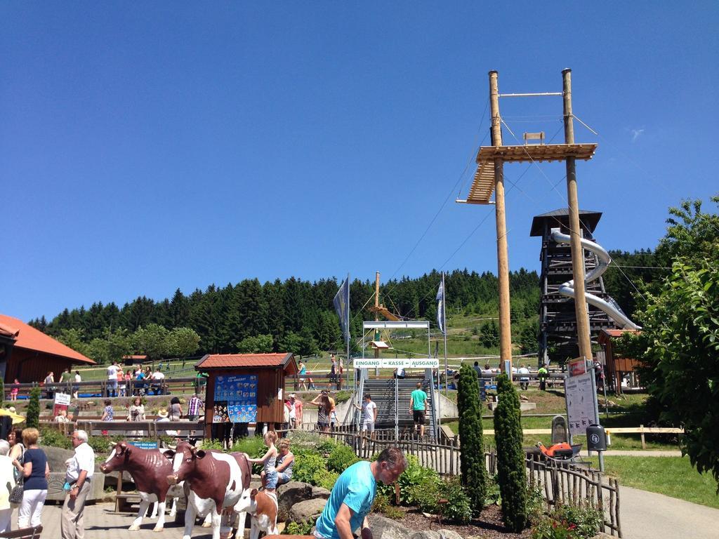 Holiday Flat With Swimming Pool In Prackenbach Viechtach Eksteriør billede